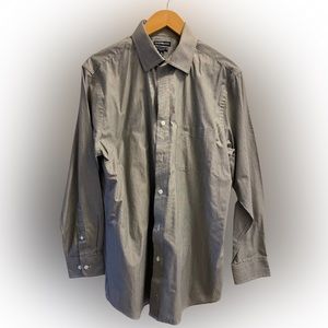 😎 Men’s NWOT Croft & Barrow Easy Care Classic 16-32/33 long sleeve blue …